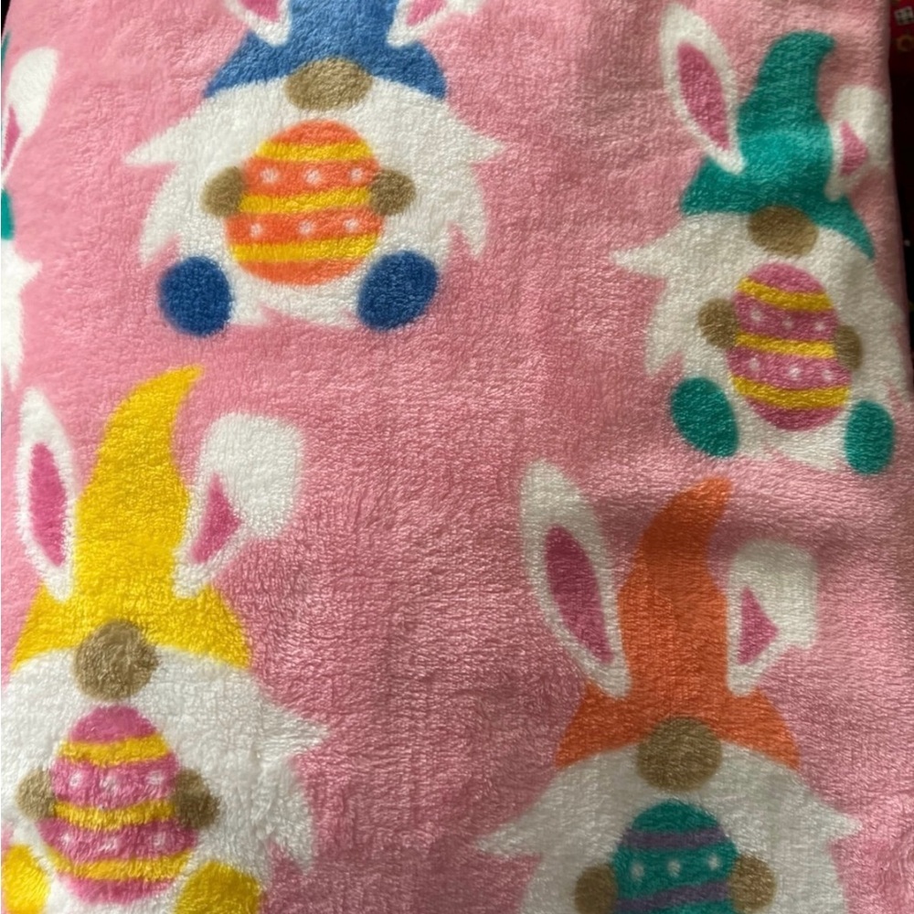 Colorful Gnome Patterned Blanket